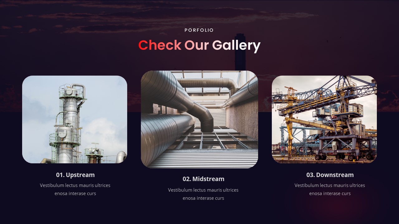 Petro-Oil And Gas Industry PowerPoint Template, Presentation Templates