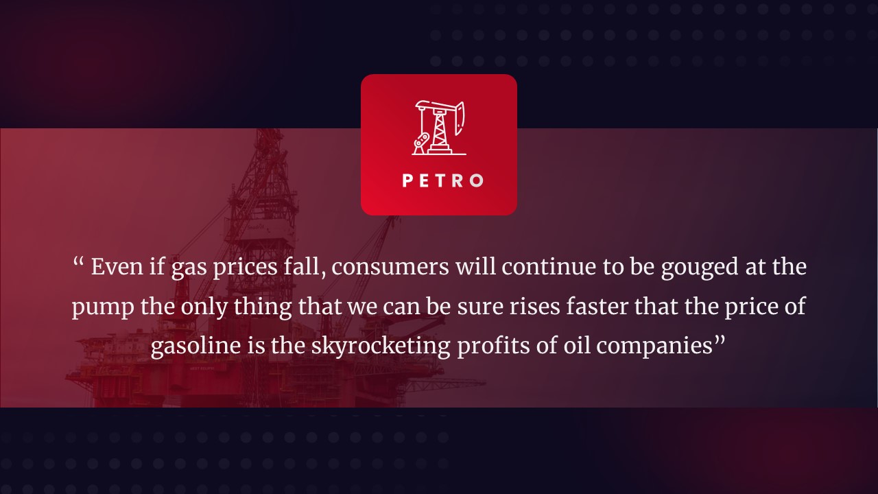 PetroOil and Gas Industry PowerPoint Template, Presentation Templates