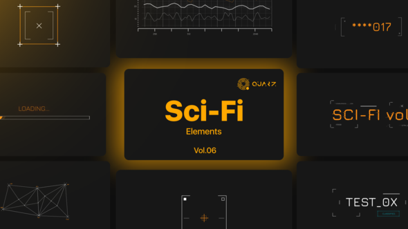 Sci-Fi UI Elements Vol. 06