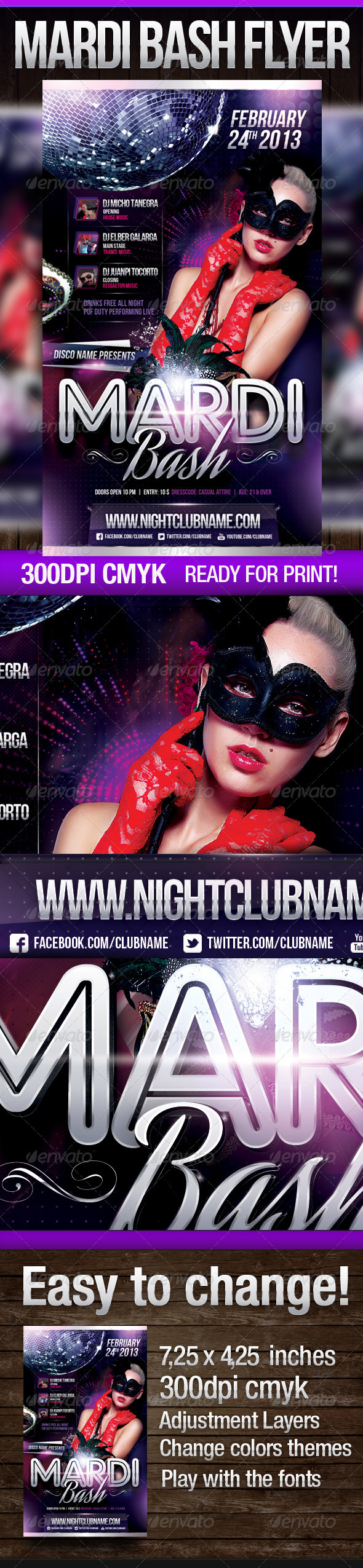 Mardi Bash - Clubs & Parties Events