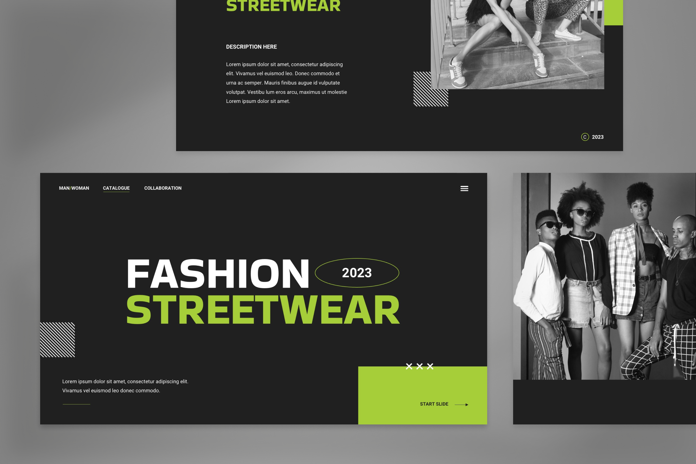 Fashion Streetwear Powerpoint Template, Presentation Templates ...