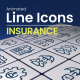 50 Animated Insurance Line Icons - VideoHive Item for Sale