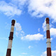Factory Chimneys Time Lapse - VideoHive Item for Sale