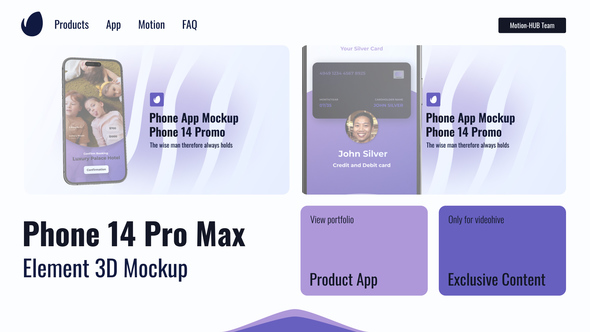 Mobile App Presentation iPhone 14 Pro
