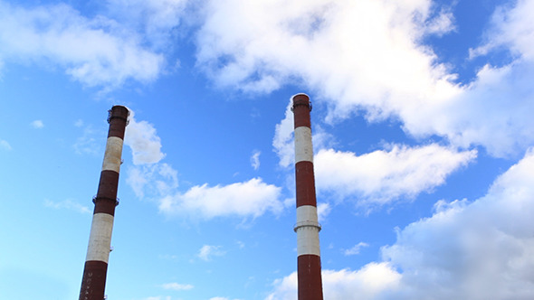 Factory Chimneys Time Lapse alt