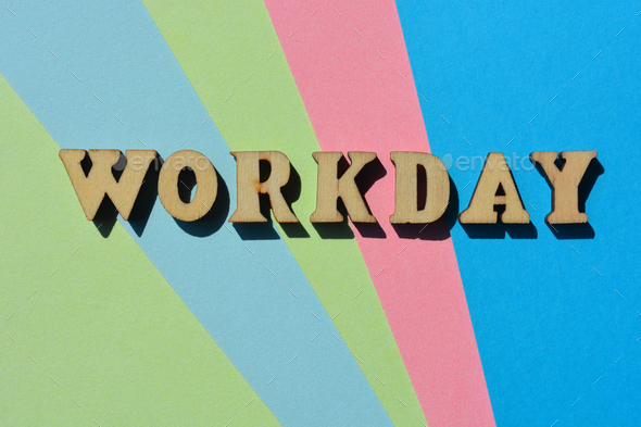 Workday, word as banner headline - Stock Photo - Images