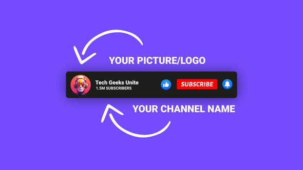 Clean Subscribe Button