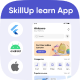 SkillUp UI Template Learning education courses app in Flutter 3 x Android iOS UI app template