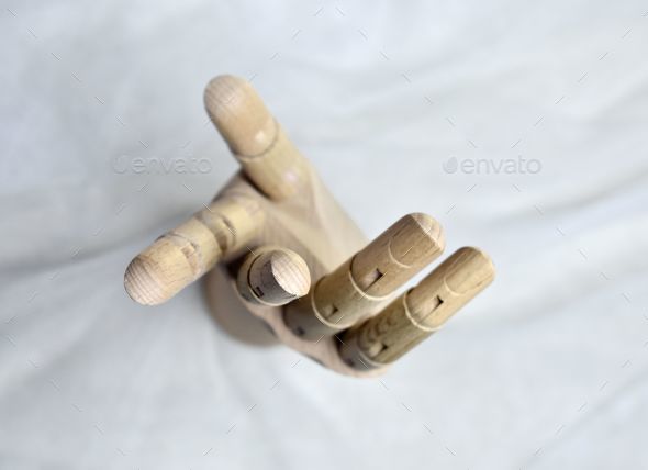 Wooden Mannequin Hand