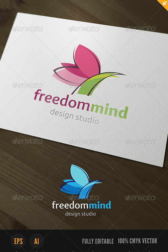 Freedom Mind Logo - Animals Logo Templates