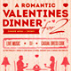 Romantic Valentine's Dinner Poster and Flyer by mihaai | GraphicRiver