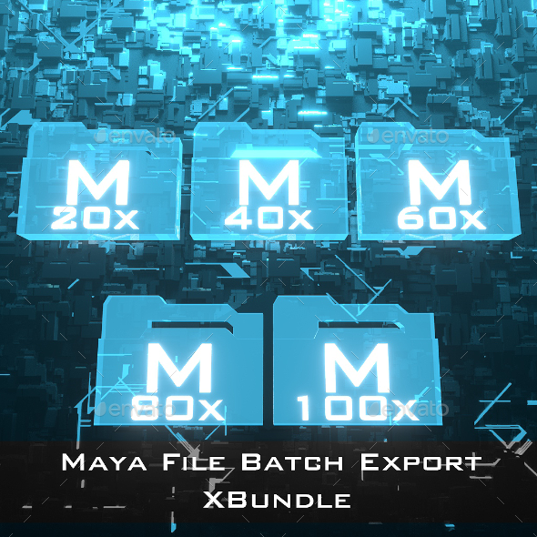 Maya File Batch Export XBundle Save $150