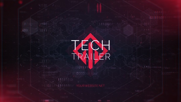 Tech Trailer Titles Titles template preview