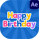 Happy Birthday Video Display After Effect Template - VideoHive Item for Sale