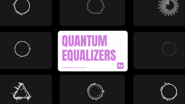 Quantum Equalizer for After Effects Elements template preview