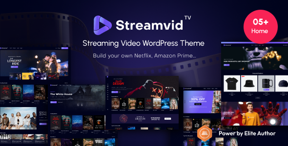 StreamVid – Streaming Video WordPress Theme