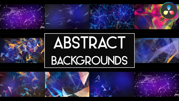 Abstract Backgrounds for DaVinci Resolve