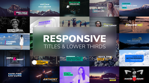 Responsive Titles and Lower Thirds