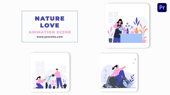 Nature Lover Premiere Pro Animation Scene