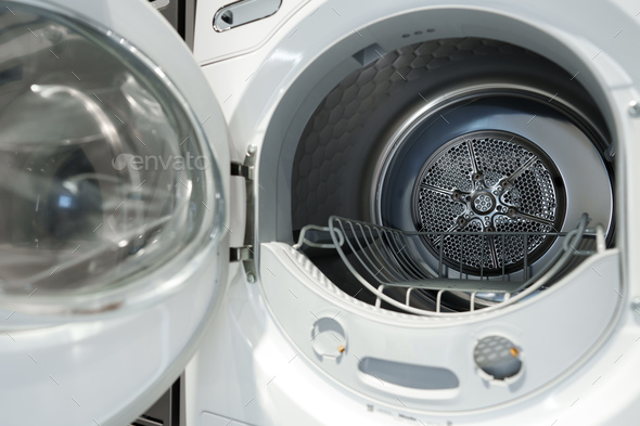Washing machines and drying machines home appliance retail store showroom