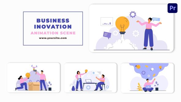 Business Innovation Premiere Pro Animation Scene