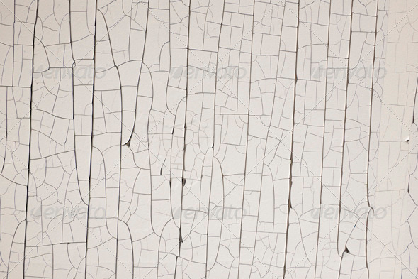 Close-up of Craquelure surface