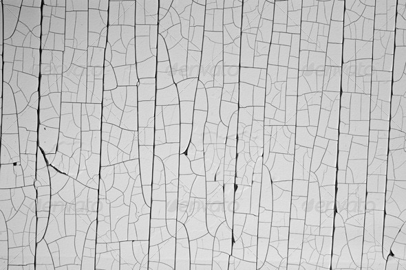Close-up of Craquelure Surface - Industrial / Grunge Textures