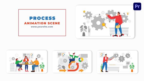 Business Process Premiere Pro Animation Scene