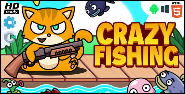 Crazy Fishing HTML5 Game Construct 2/3