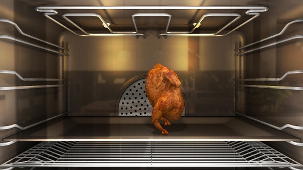 Dancing Chicken In The Oven