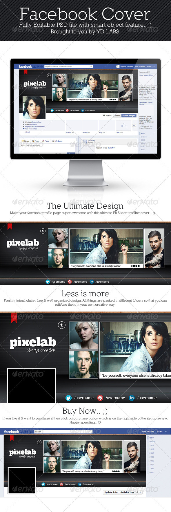 FB Slider - Facebook Timeline Covers Social Media