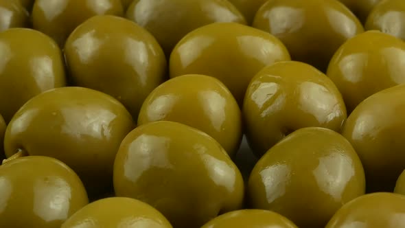 Green olives fruits