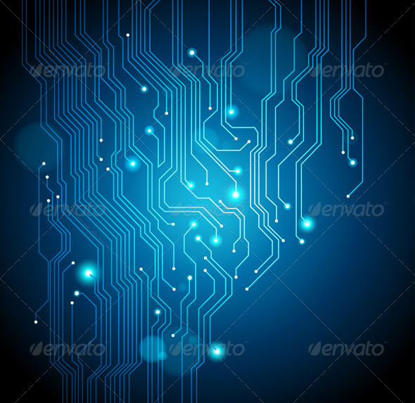Abstract Circuit Board Background by silvertiger | GraphicRiver