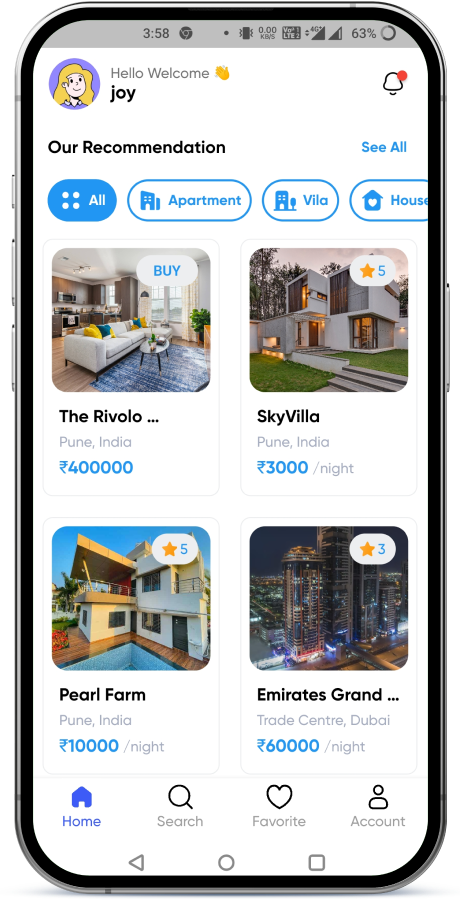 GoProperty - Real Estate Property Listing App | Rentals-Exchange-Buy ...