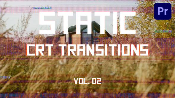 CRT Static Transitions for Premiere Pro Vol. 02