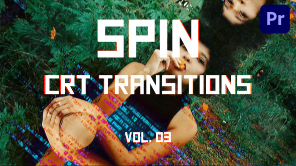CRT Spin Transitions for Premiere Pro Vol. 03