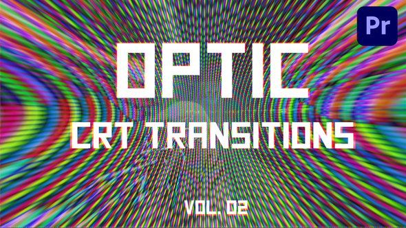 CRT Optic Transitions for Premiere Pro Vol. 02