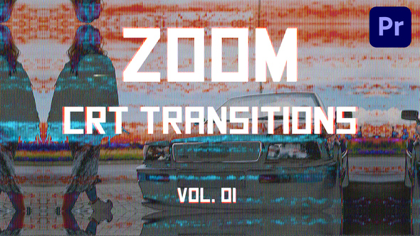 CRT Zoom Transitions for Premiere Pro Vol. 01