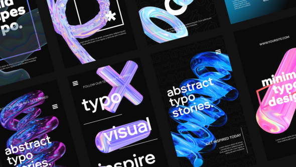 Abstract Typo Stories