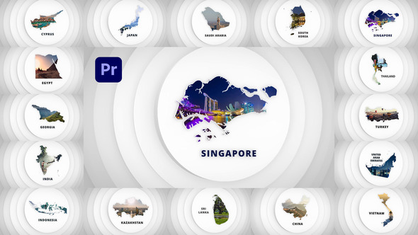 Disks Maps Opener - Asia for Premiere Pro