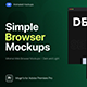 Animated Simple Web Browser Mockups l MOGRT for Premiere Pro - VideoHive Item for Sale
