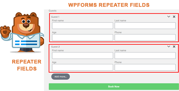 WPForms Repeater Fields