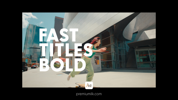 Fast Titles Pack Bold Titles template preview