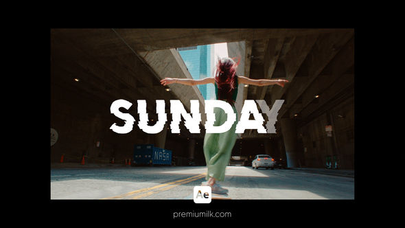 Fast Titles Pack Glitch Titles template preview