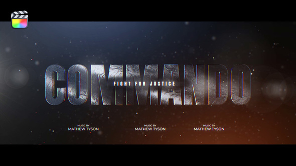 Commando Title Design