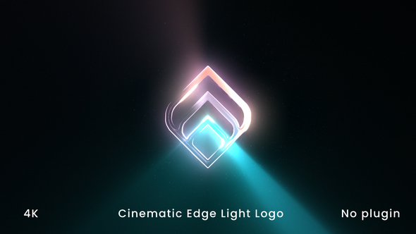 Cinematic Edge Light Logo Reveal