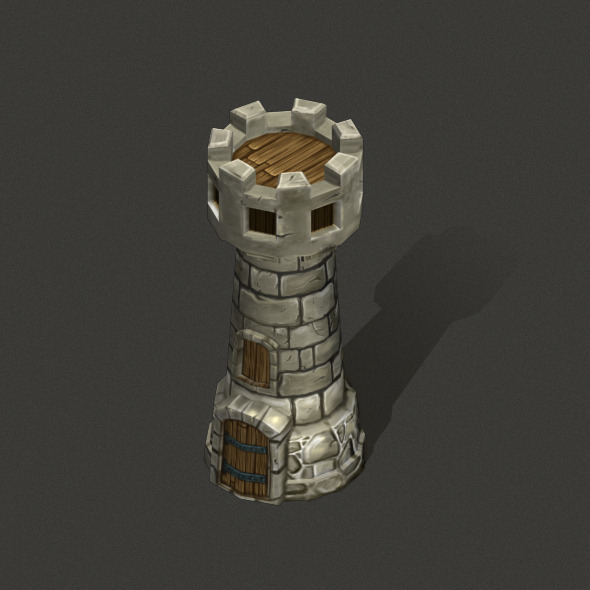 Tower Low poly - 3Docean 3799699