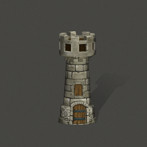 Tower Low poly by playdesign | 3DOcean