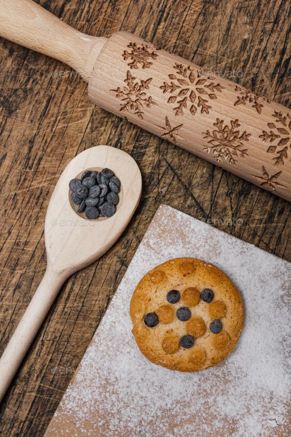 Wooden Baking Spoons - Bake Cookies