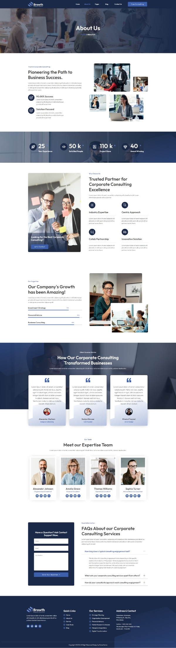 Browth - Corporate Consultant Elementor Template Kit by Rometheme ...